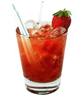 Batida Leve de Morango